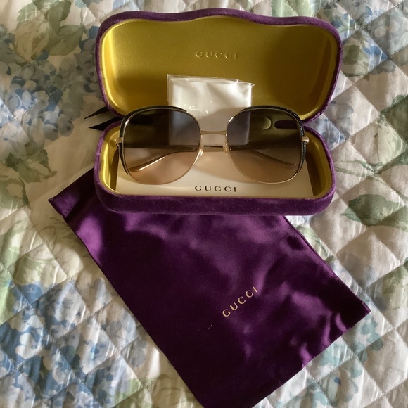 Gucci Women\'s Oversized Square Sunglasses, 58mm Blue Radiant main image 13